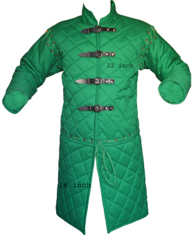 Medieval Arthur Full Sleeve Gambeson with Tasset