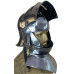 Medieval Gothic Sallet Helmet with Bevor 16 Gauge Steel