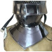 Medieval Gothic Sallet Helmet with Bevor 16 Gauge Steel