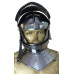Medieval Gothic Sallet Helmet with Bevor 16 Gauge Steel
