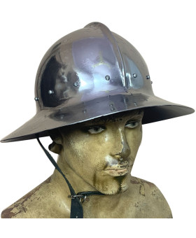 Medieval Kettle Hat 14th Century made of 16 Gauge Steel