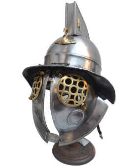 Roman Gladiator Helmet Heavy Duty 14 Gauge Helmet
