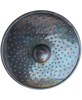Medieval Round 16 Gauge Shield Fire Black