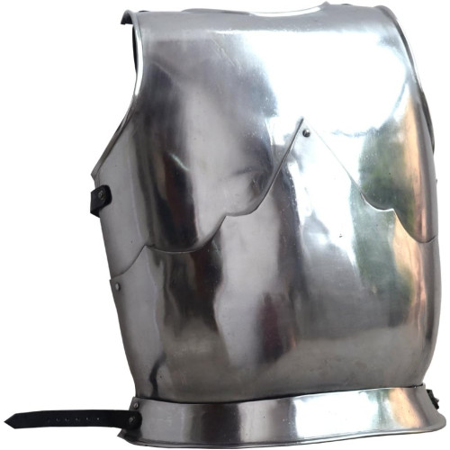 Medieval Knight Steel Body Armor Roman Muscle Plate Cuirass with Leather Strap
