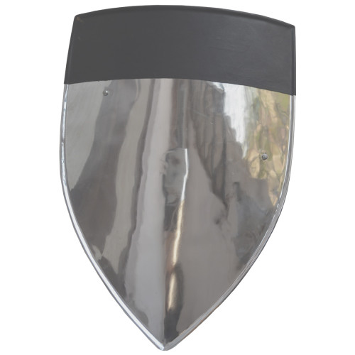 Medieval Metal shield with Leather and Shoulder Belt